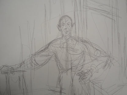 Alberto GIACOMETTI : Portrait de Diego - Lithographie