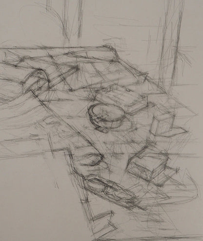 Alberto GIACOMETTI : Nature morte - Lithographie signée