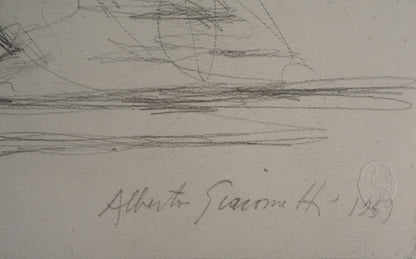 Alberto GIACOMETTI : Nature morte - Lithographie signée