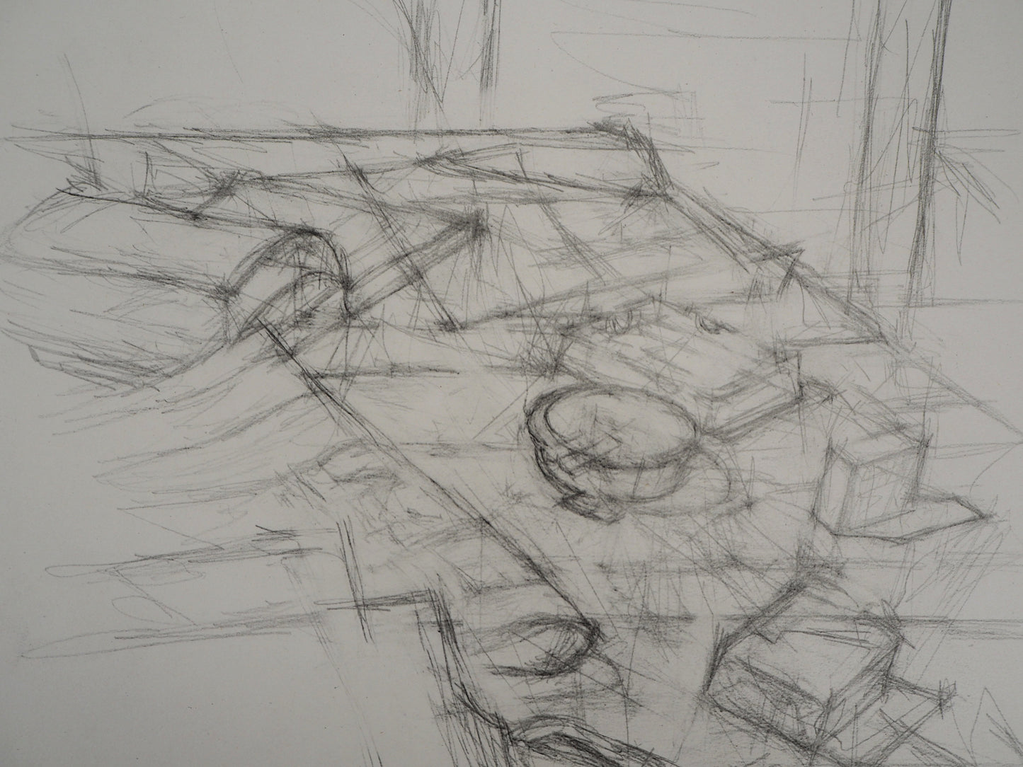 Alberto GIACOMETTI : Nature morte - Lithographie signée