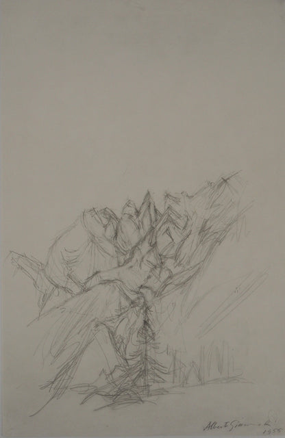 Alberto GIACOMETTI : Paysage - Lithographie signée