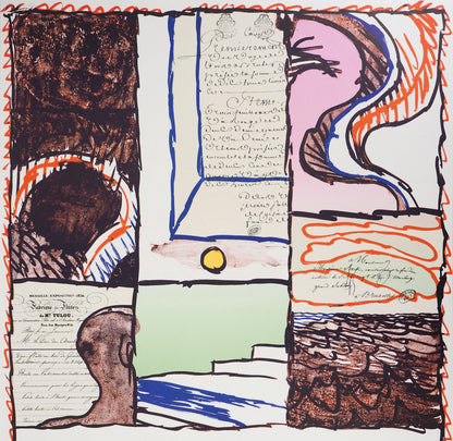 Pierre ALECHINSKY : Exposition 1980 - Lithographie originale