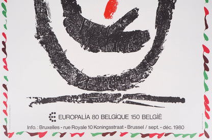 Pierre ALECHINSKY : Europalia - Lithographie originale