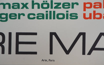 Eduardo CHILLIDA : Expo 1974 - Sérigraphie originale