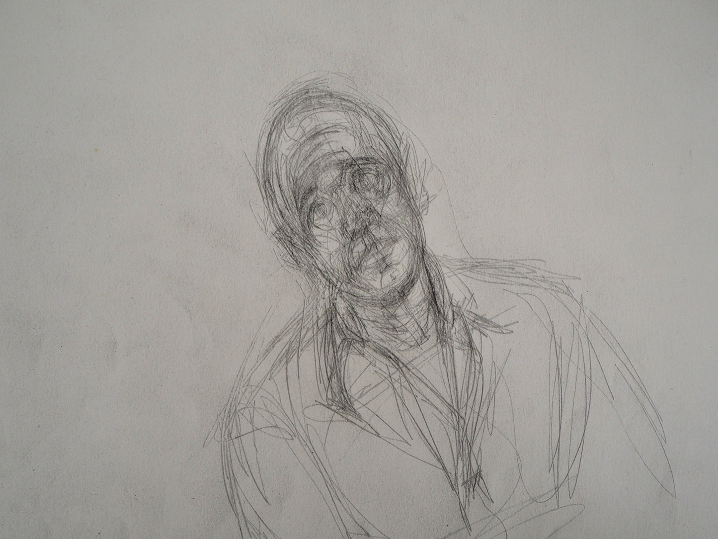 Alberto GIACOMETTI : Portrait de Jean Gênet - Lithographie