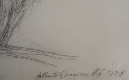 Alberto GIACOMETTI : Arbres - Lithographie signée