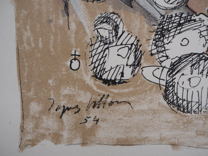 Jacques VILLON : Mondes - Lithographie originale signée