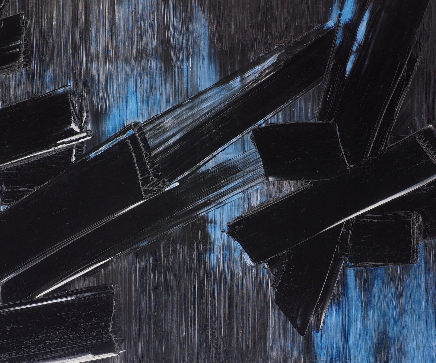 Pierre SOULAGES : Peinture 24 août 1958 - Affiche originale