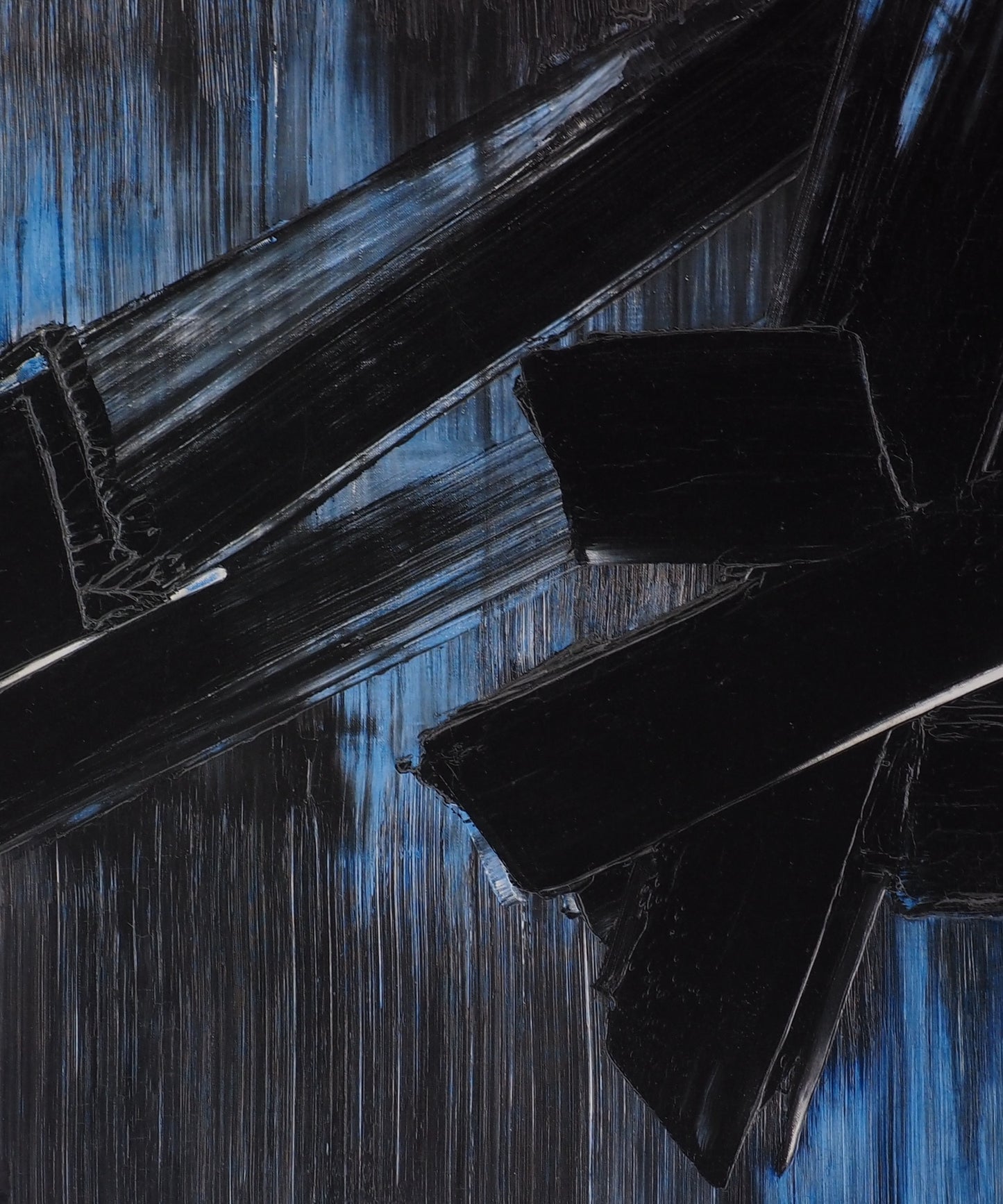 Pierre SOULAGES : Peinture 24 août 1958 - Affiche originale