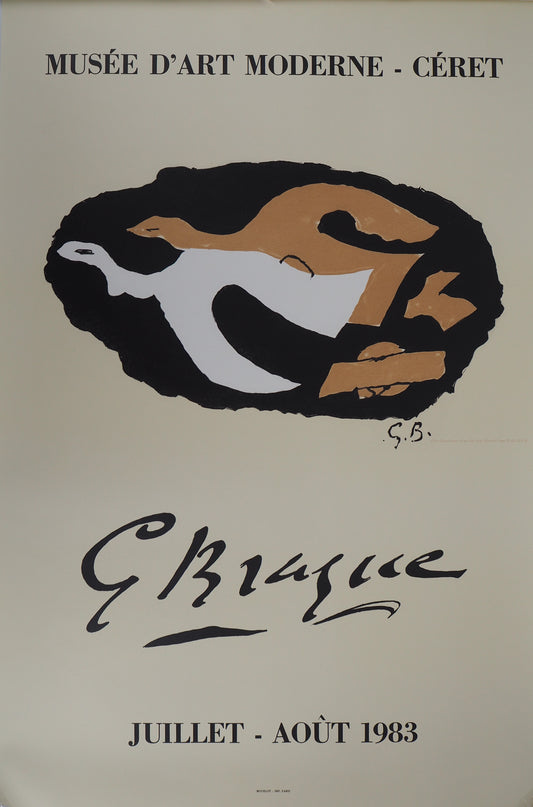 Georges BRAQUE : Les Colombes - Lithographie signée
