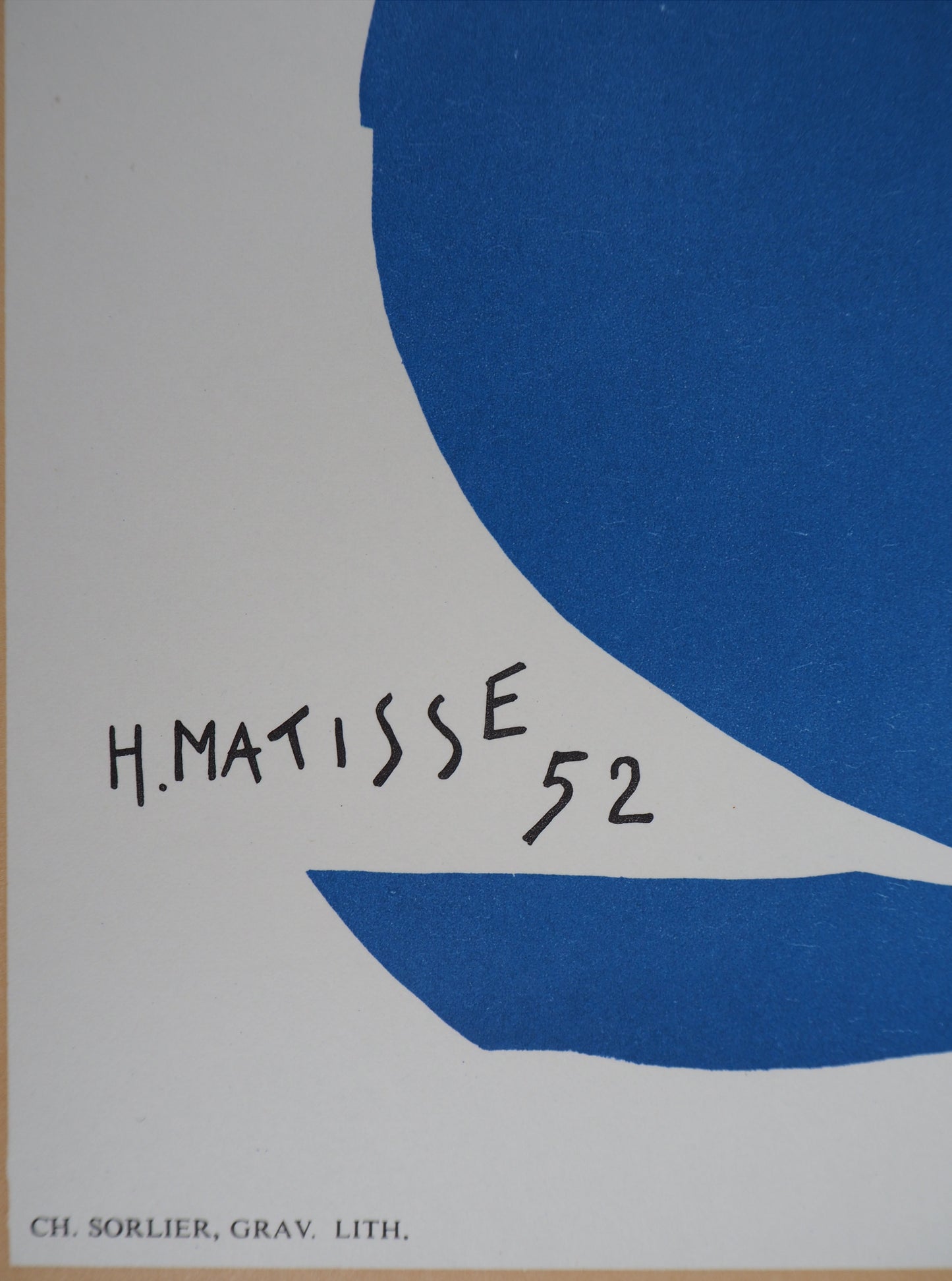 Henri MATISSE - Nu bleu gracieux - Affiche originale signée