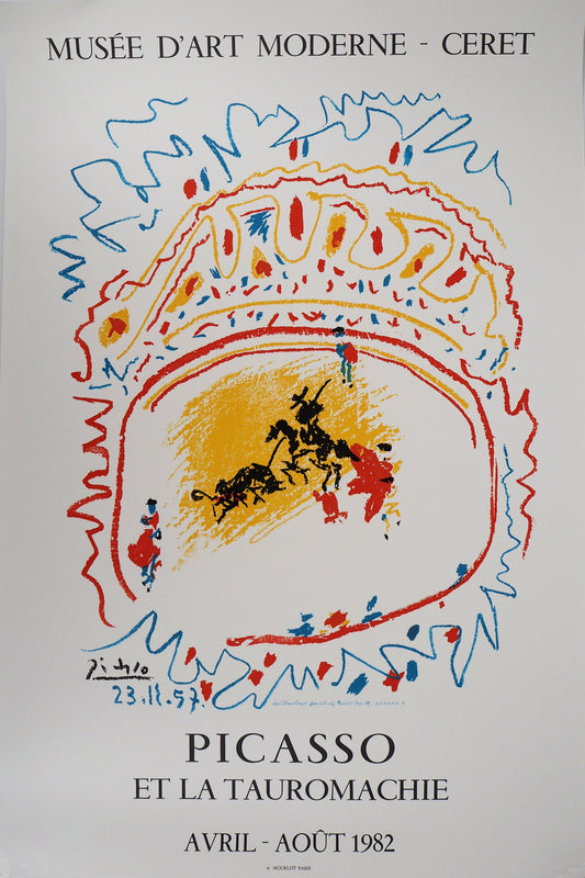 Pablo PICASSO : La Tauromachie - Lithographie signée