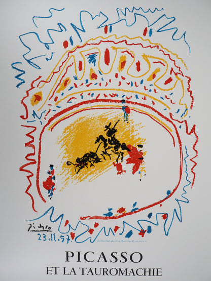 Pablo PICASSO : La Tauromachie - Lithographie signée