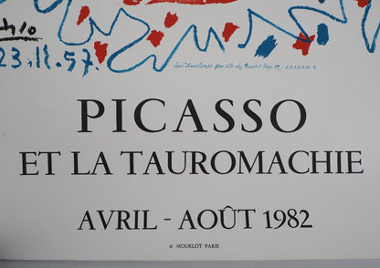 Pablo PICASSO : La Tauromachie - Lithographie signée