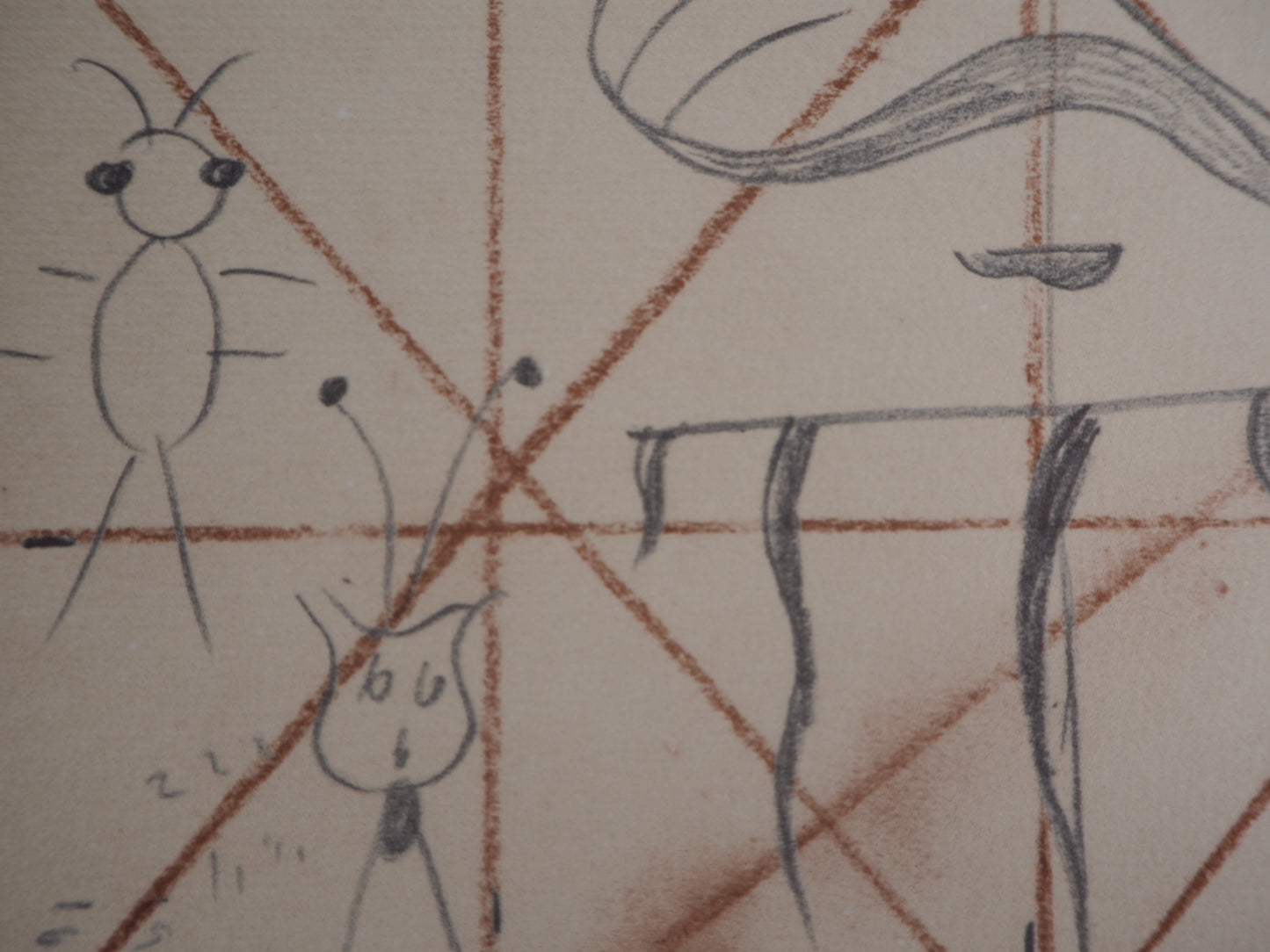Joan MIRO : Tête de paysan catalan - Lithographie