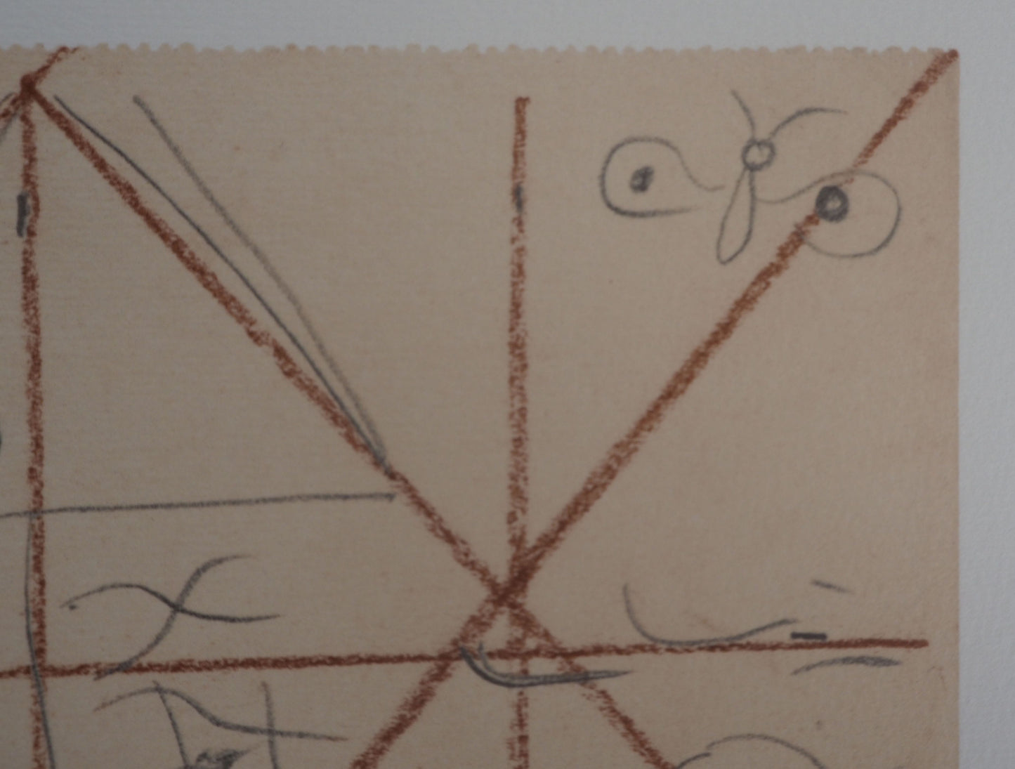 Joan MIRO : Tête de paysan catalan - Lithographie