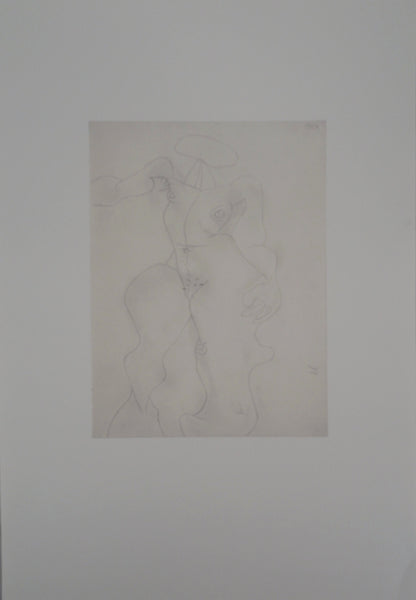 Joan MIRO: Mujer desnuda - Litografía firmada