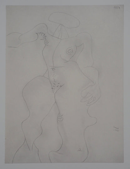Joan MIRO: Mujer desnuda - Litografía firmada