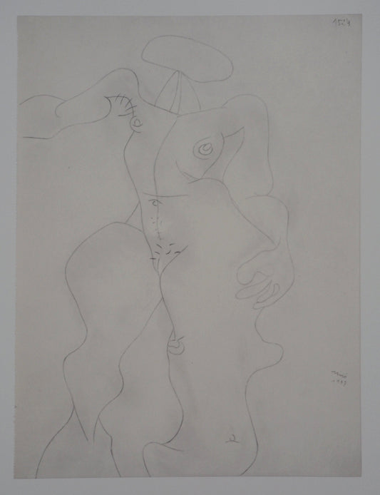 Joan MIRO: Mujer desnuda - Litografía firmada