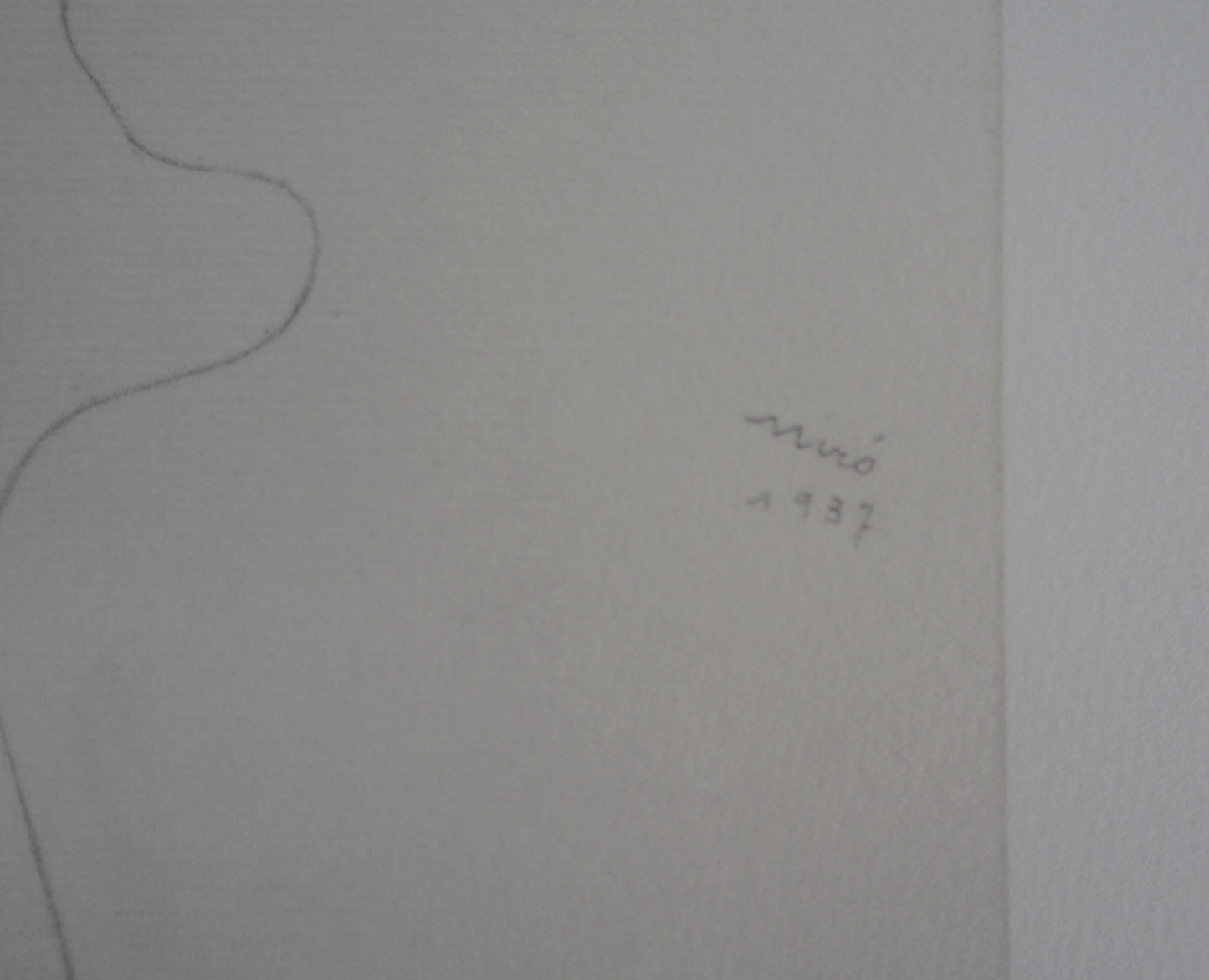 Joan MIRO: Mujer desnuda - Litografía firmada