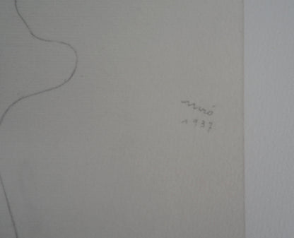 Joan MIRO: Mujer desnuda - Litografía firmada
