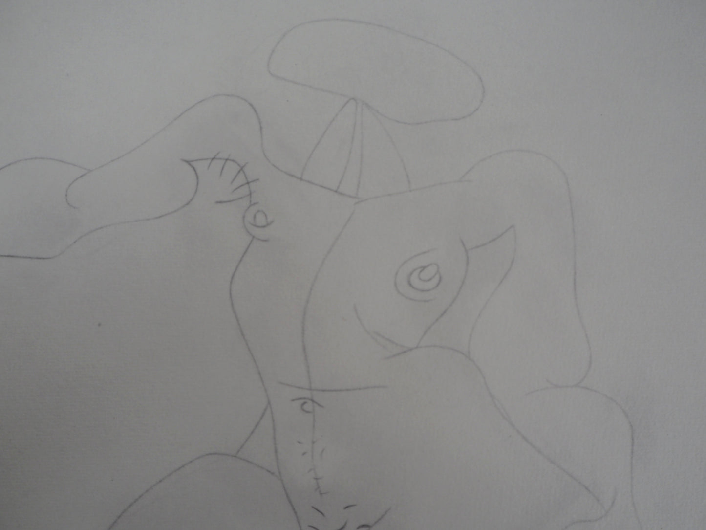 Joan MIRO: Mujer desnuda - Litografía firmada