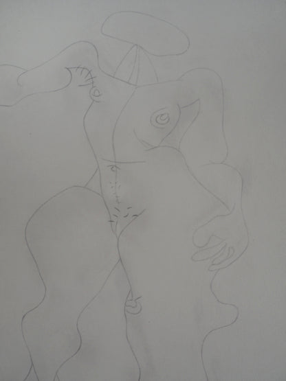 Joan MIRO: Mujer desnuda - Litografía firmada