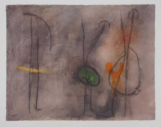 Joan MIRO : Trois femmes - Lithographie signée