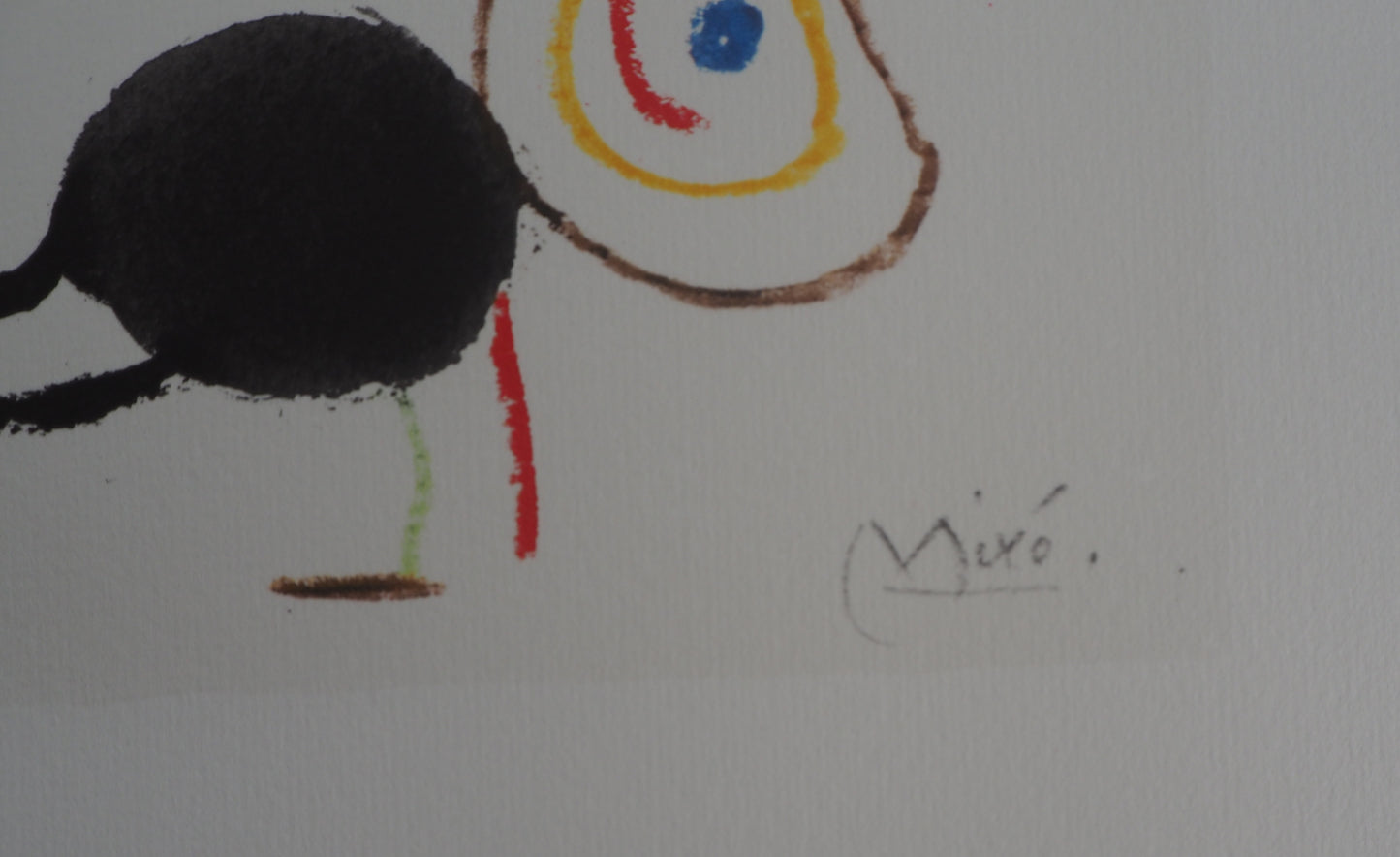 Joan MIRO : Chat et enfant - Lithographie signée