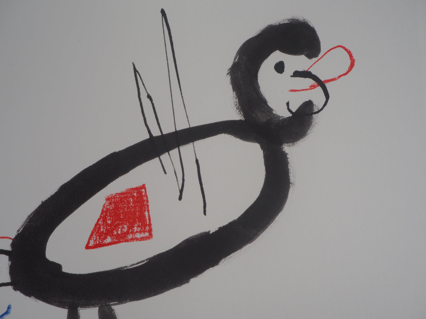 Joan MIRO : LOiseau surréaliste - Lithographie signée