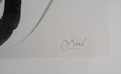 Joan MIRO : Créature Onirique - Lithographie signée