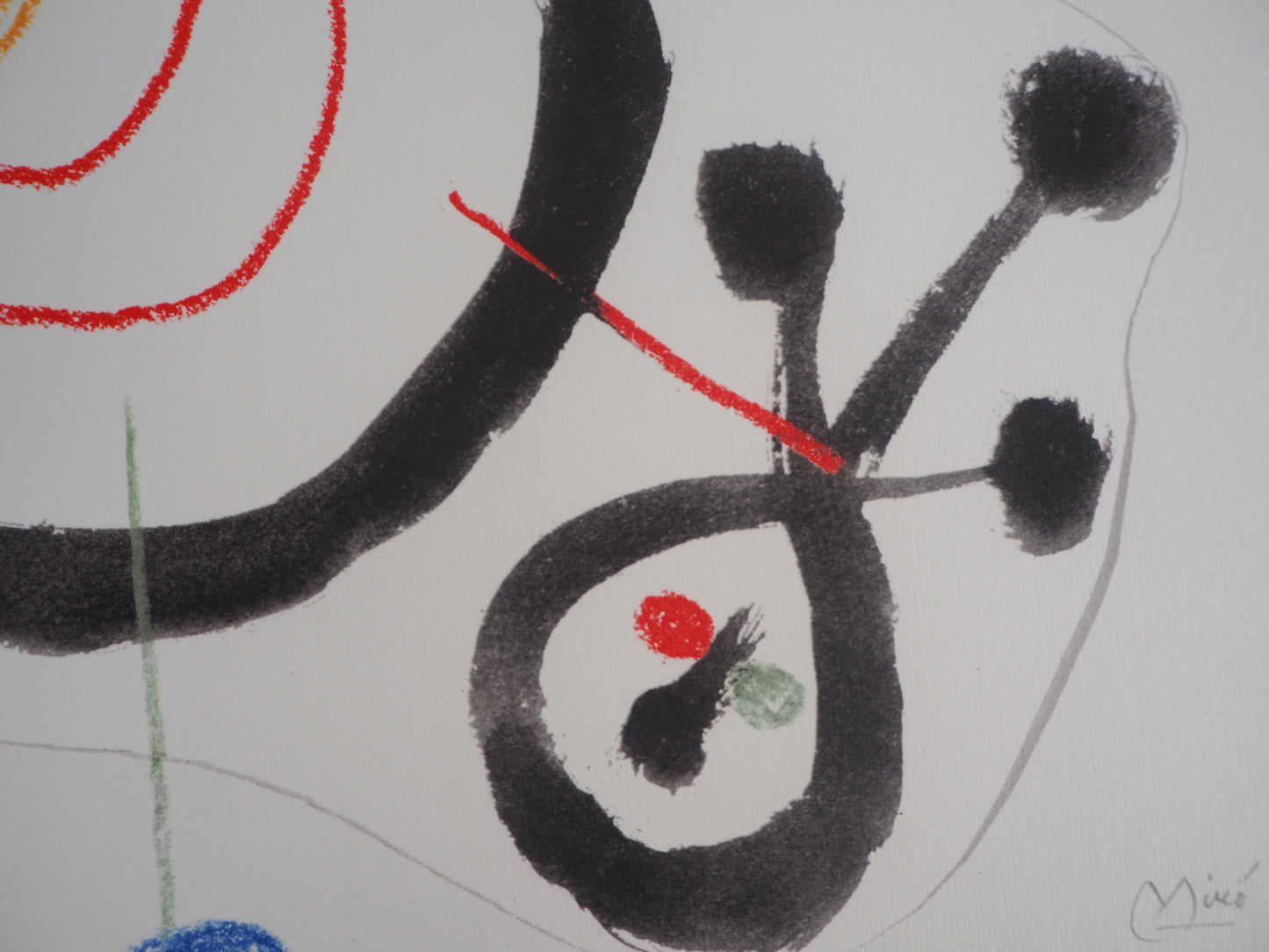 Joan MIRO : Créature Onirique - Lithographie signée