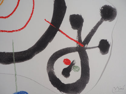 Joan MIRO : Créature Onirique - Lithographie signée