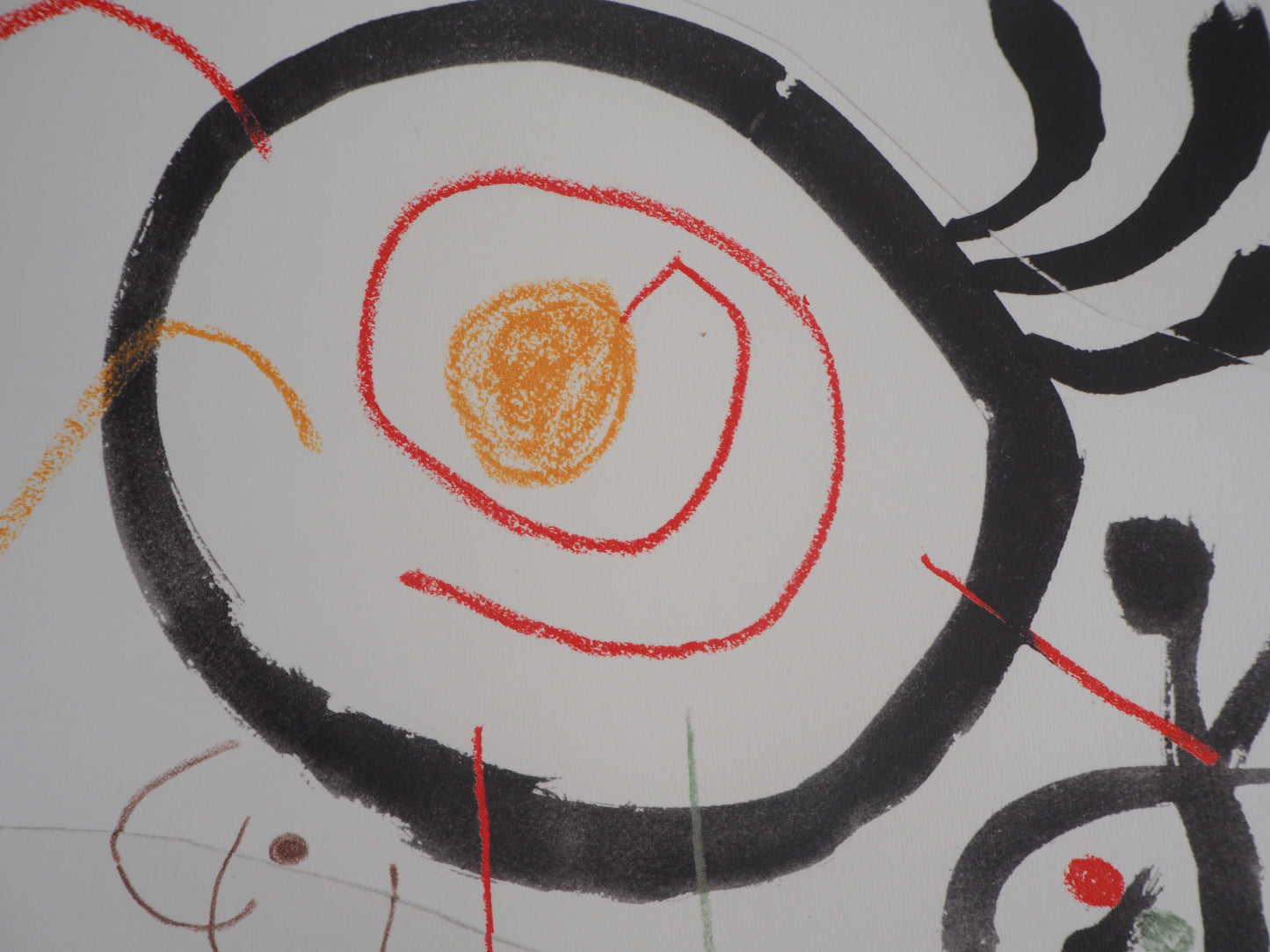 Joan MIRO : Créature Onirique - Lithographie signée