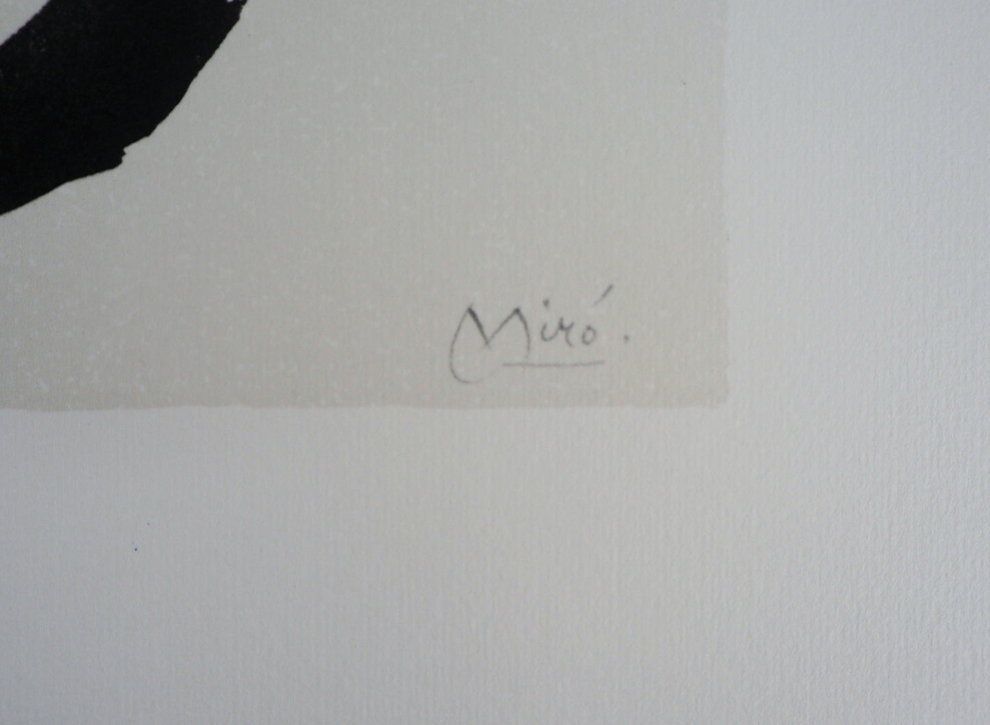Joan MIRO : Personnage surréaliste - Lithographie signée