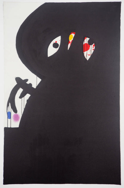 Joan MIRO: Personaje surrealista - Litografía
