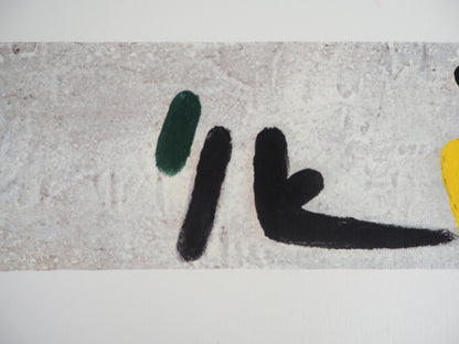 Joan MIRO : Oiseaux surréalistes - Lithographie signée