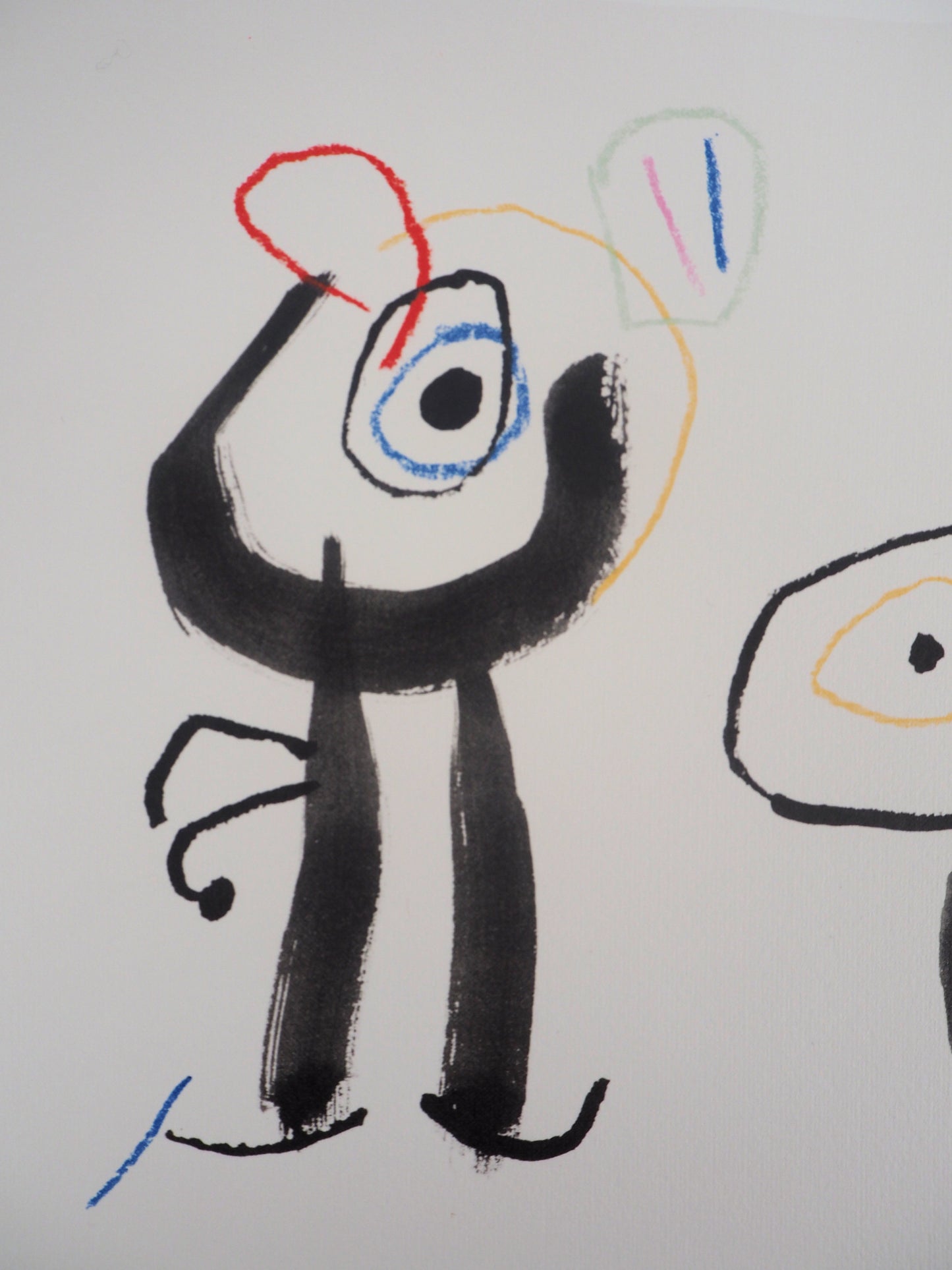 Joan MIRO : Famille Onirique - Lithographie signée