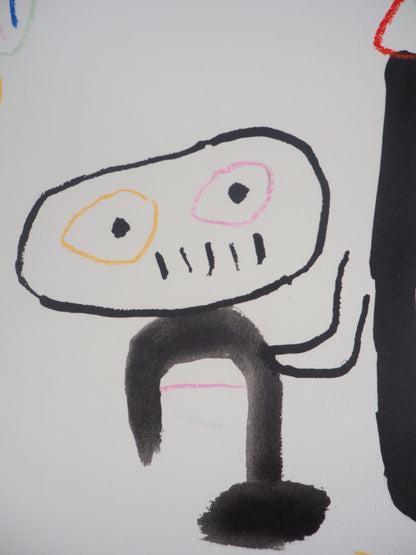 Joan MIRO : Famille Onirique - Lithographie signée