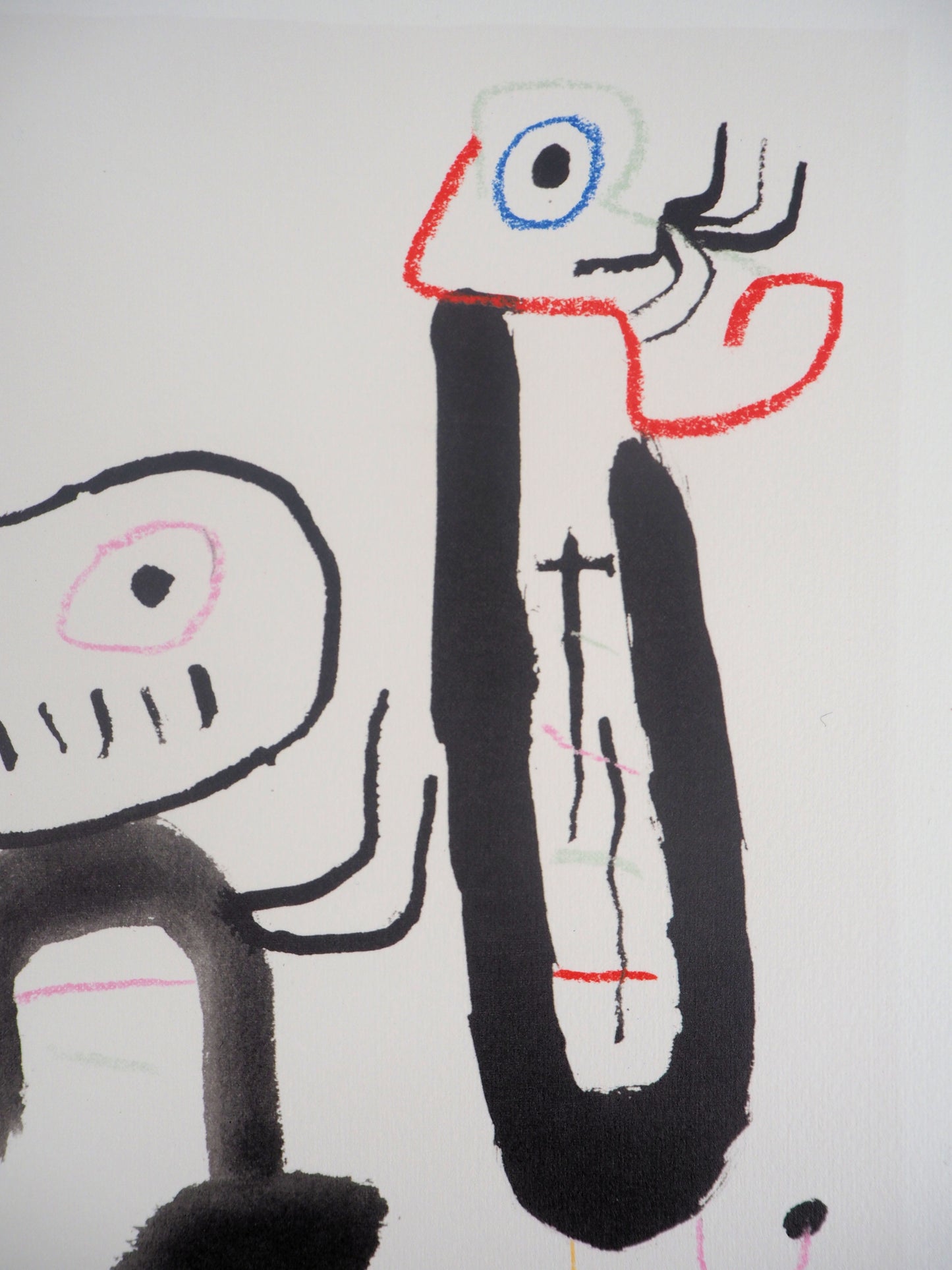 Joan MIRO : Famille Onirique - Lithographie signée