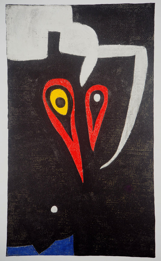 Joan MIRO : Tête d'oiseau - Lithographie