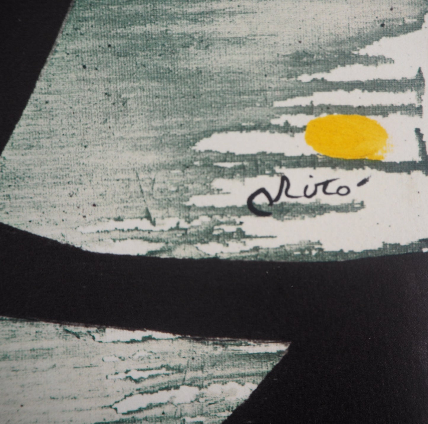 Joan MIRO : Visage surréaliste - Lithographie signée