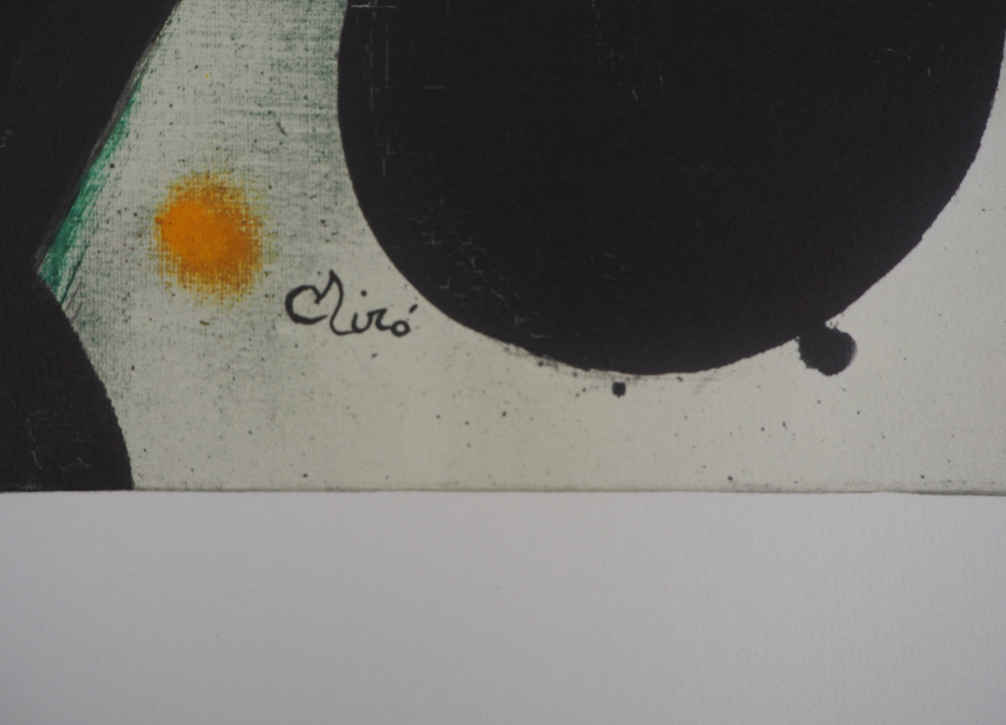 Joan MIRO : Visage surréaliste - Lithographie signée