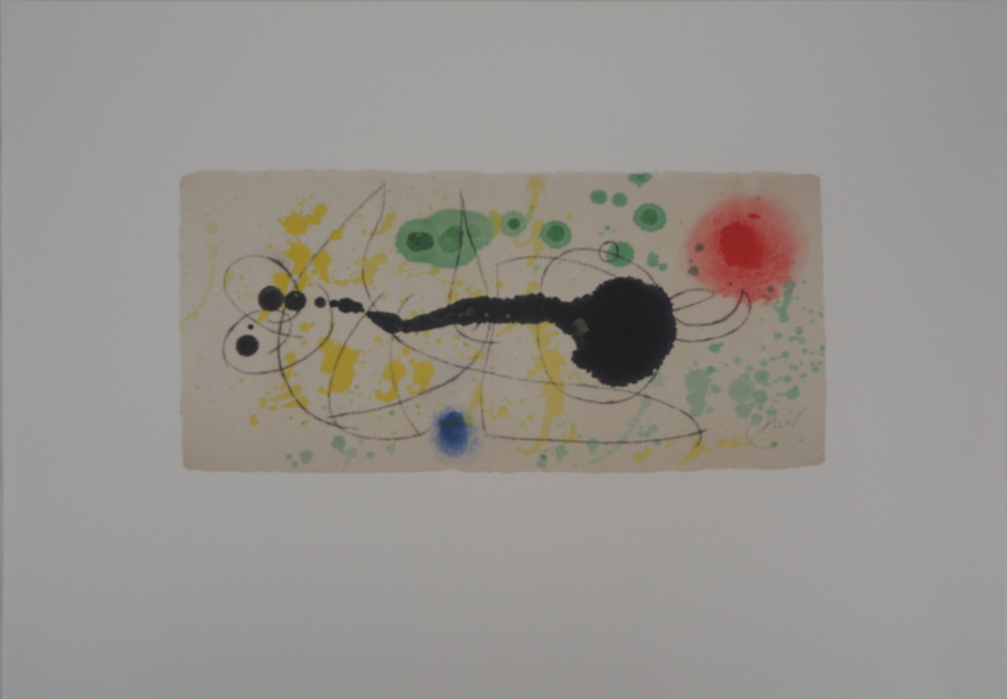 Joan MIRO : Oiseau surréaliste - Lithographie signée