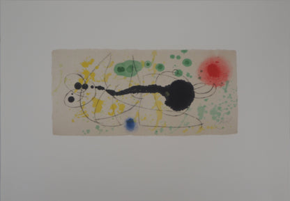 Joan MIRO : Oiseau surréaliste - Lithographie signée