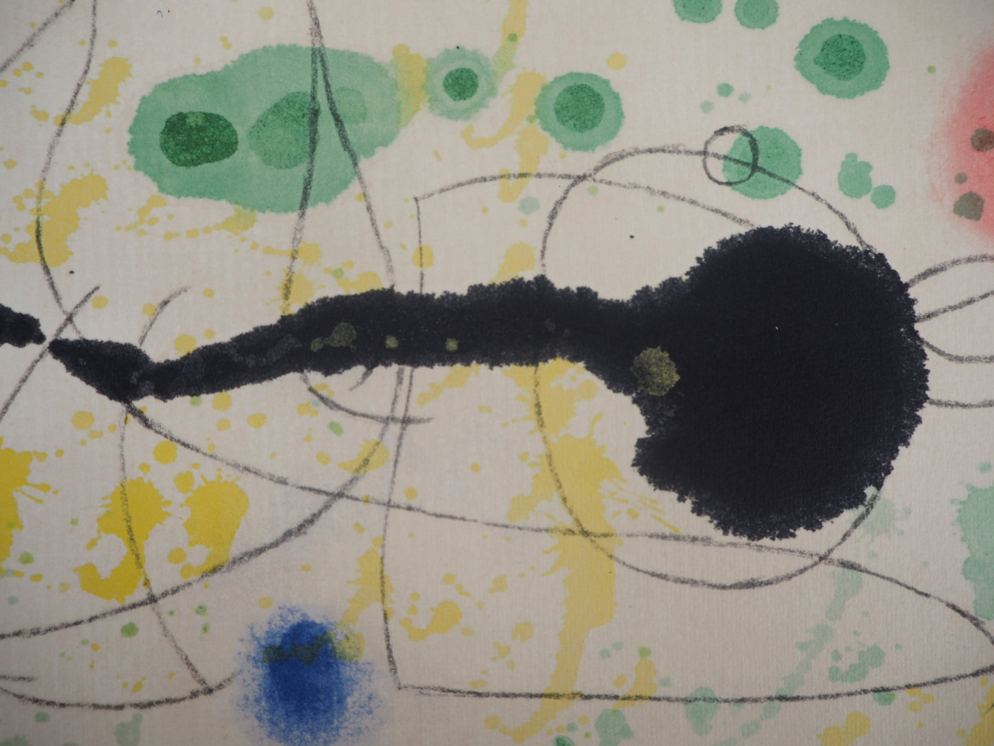 Joan MIRO : Oiseau surréaliste - Lithographie signée