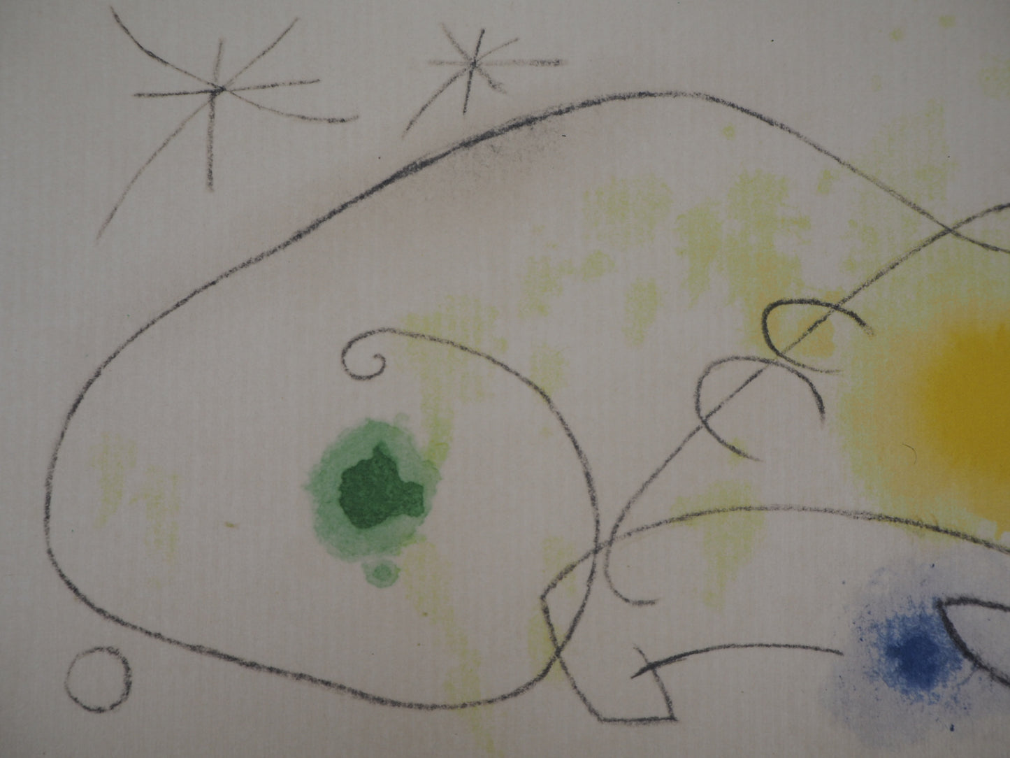 Joan MIRO : Oiseau étoilé - Lithographie signée