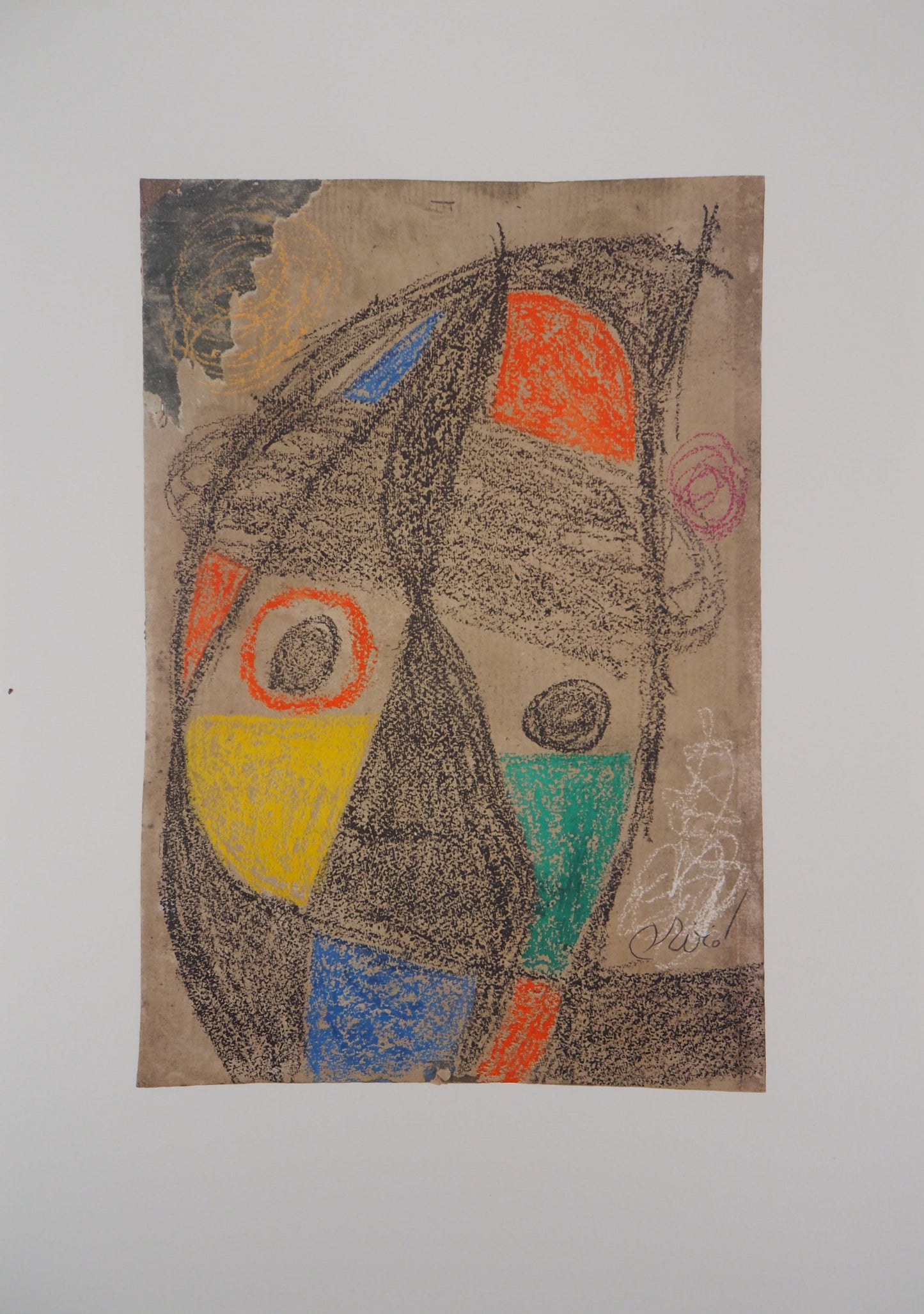 Joan MIRO : Personnage surréaliste - Lithographie signée