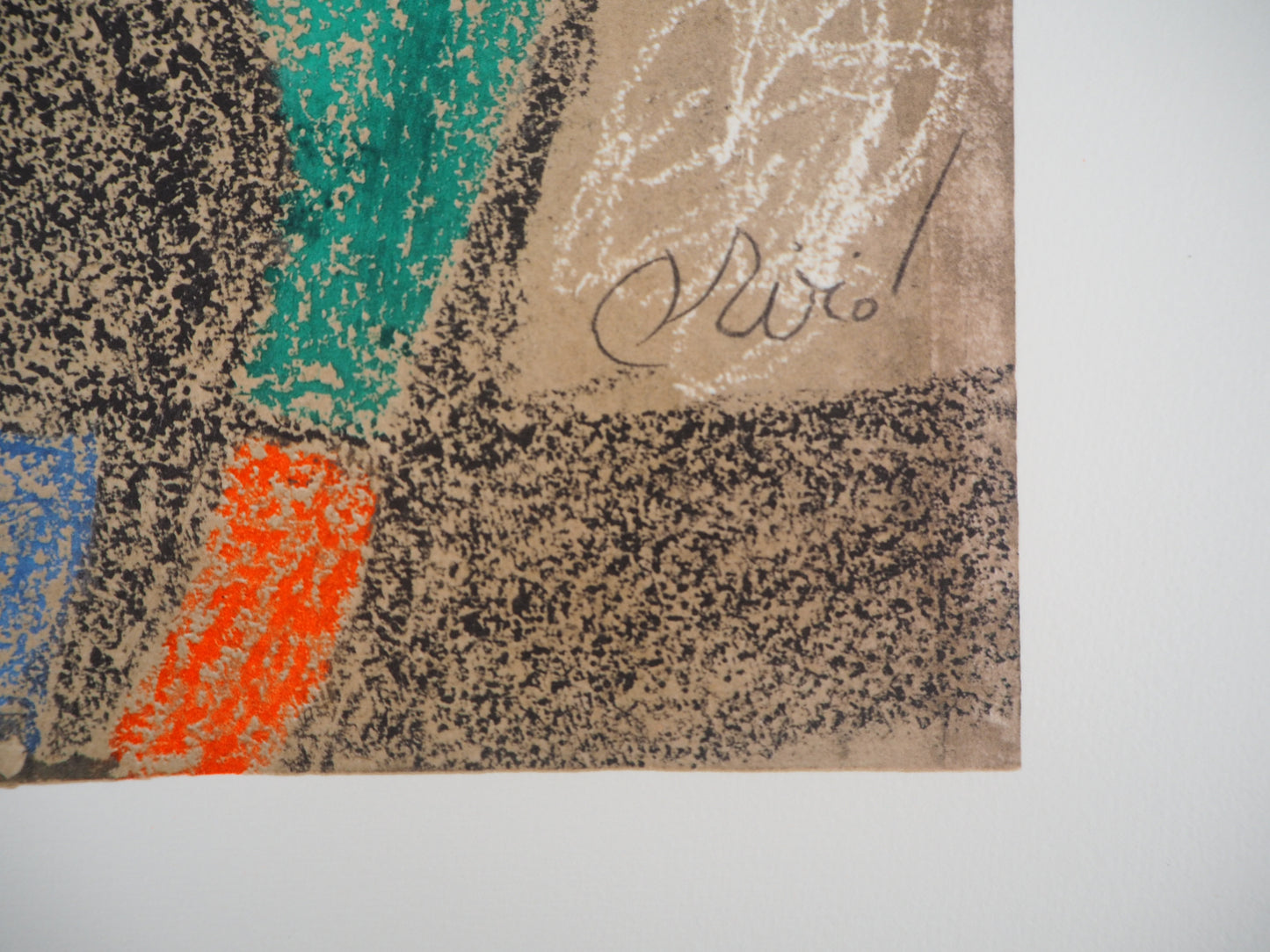 Joan MIRO : Personnage surréaliste - Lithographie signée