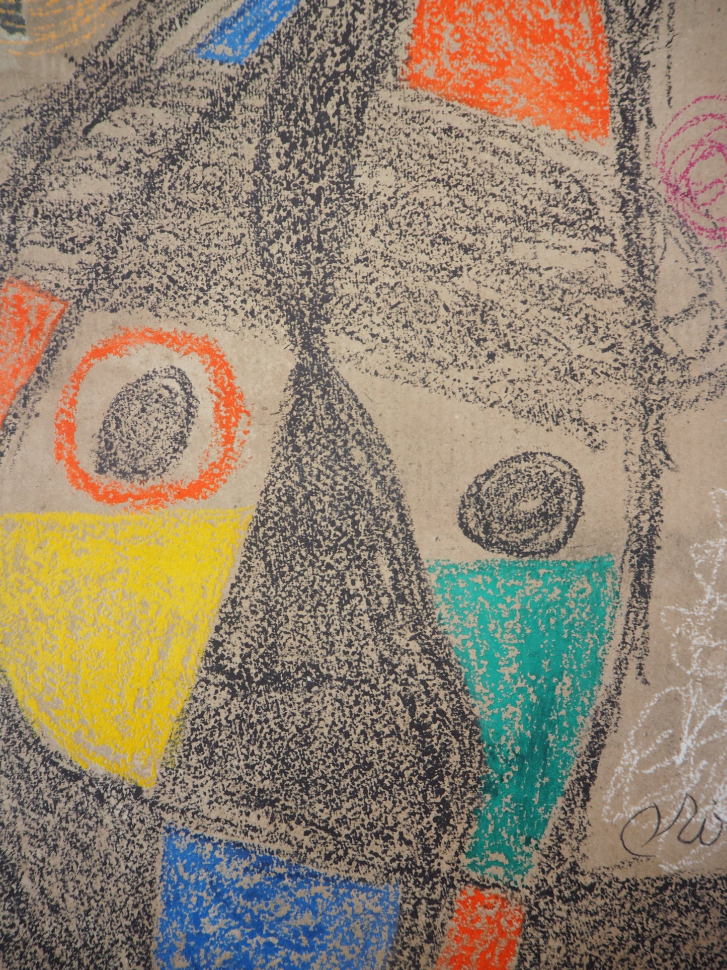 Joan MIRO : Personnage surréaliste - Lithographie signée